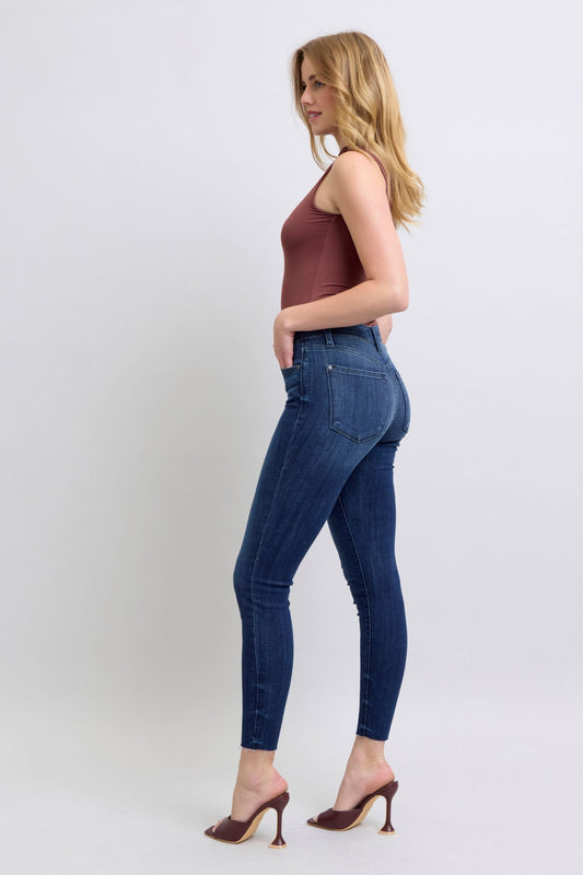 Raw Edge Skinny Judy Blue Jean