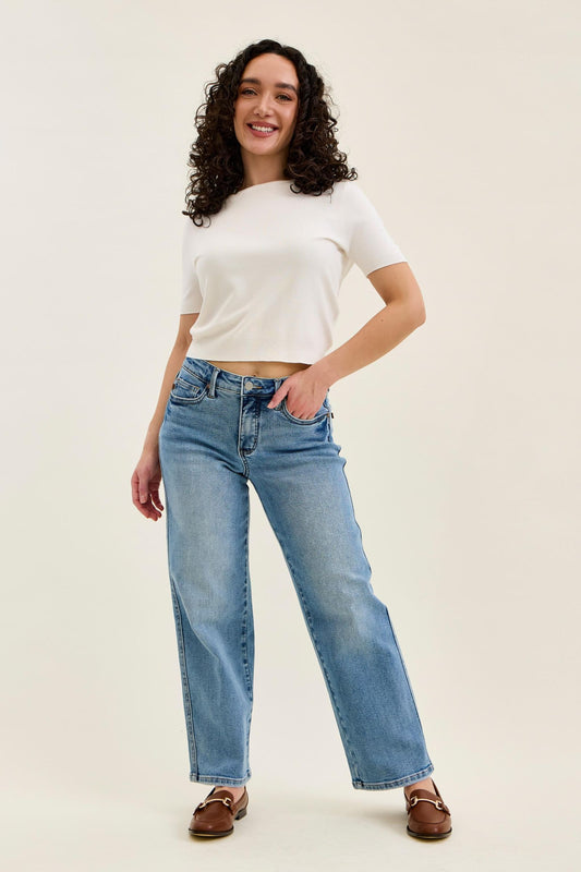 Judy Blue Petite Straight TT Jean