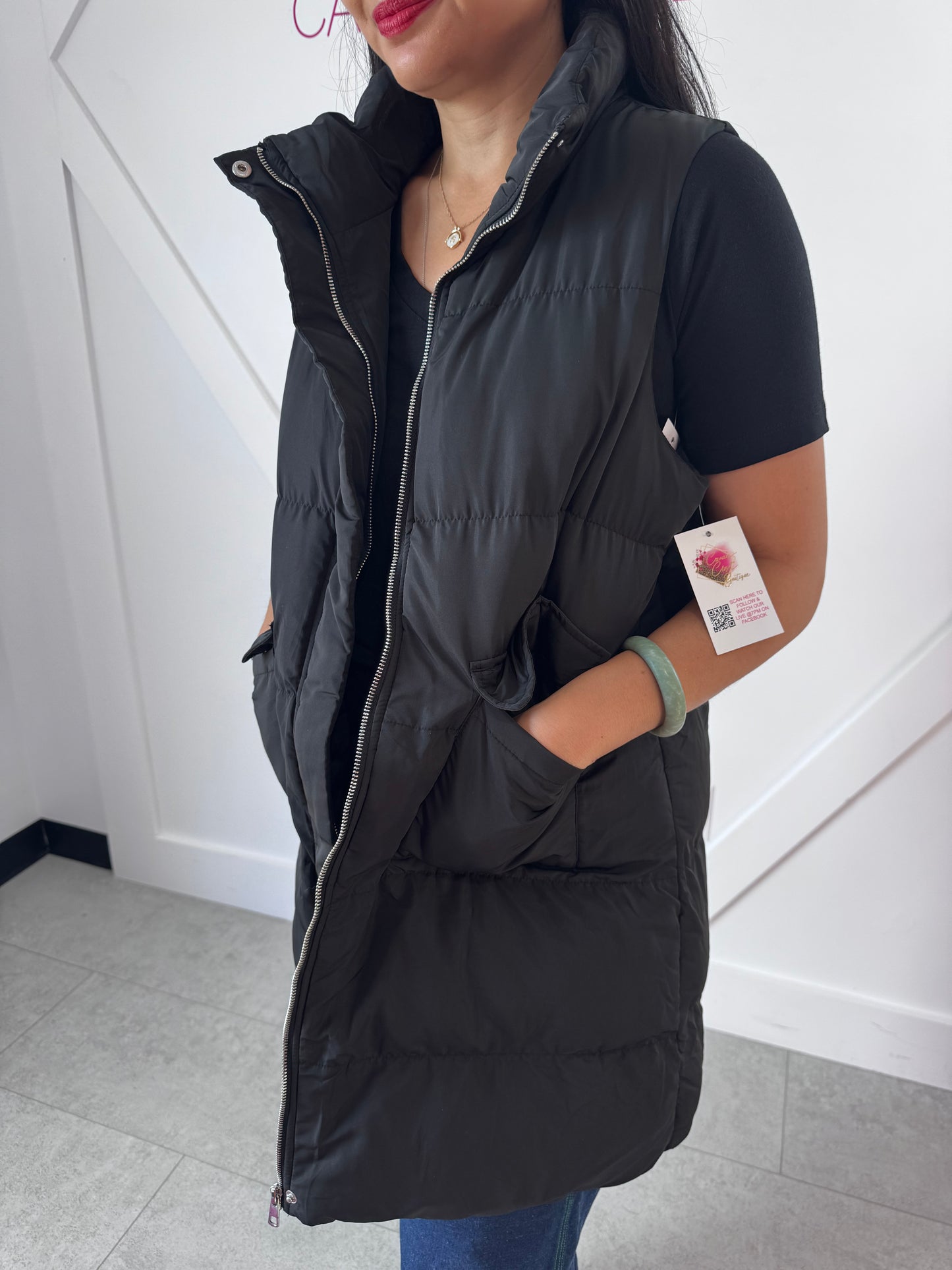 Thermal Full Length Puffer Vest