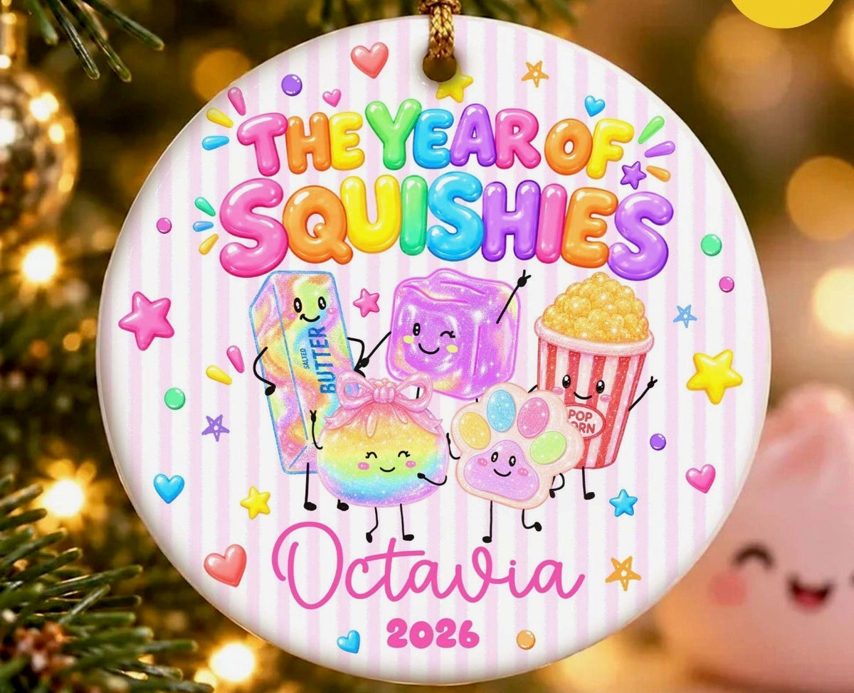 Custom Squishy Christmas Ornaments