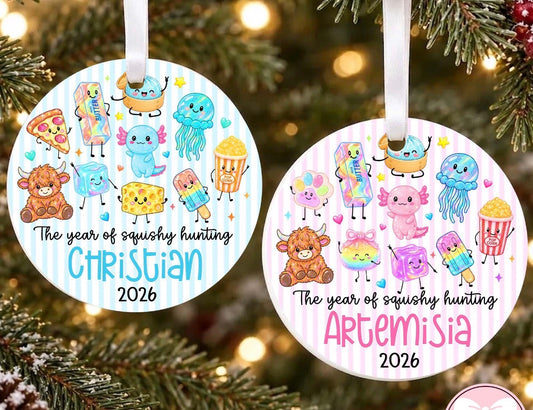Custom Squishy Christmas Ornaments