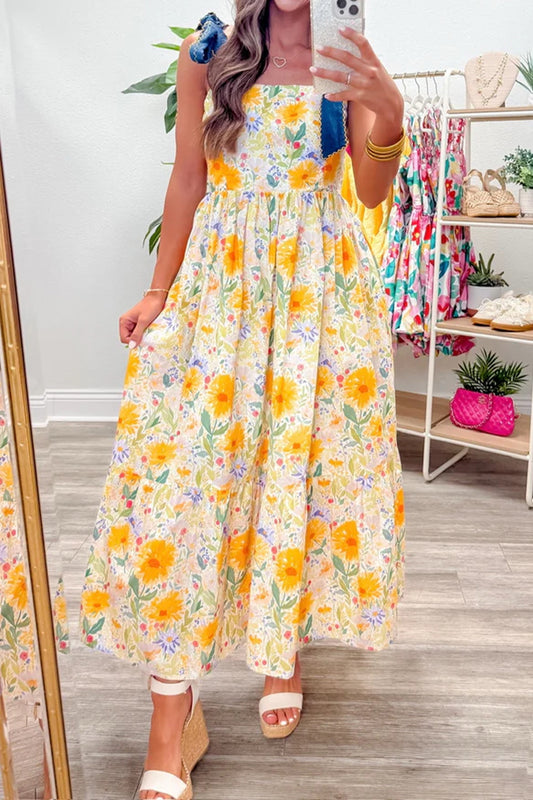 Golden Meadow Maxi Dress