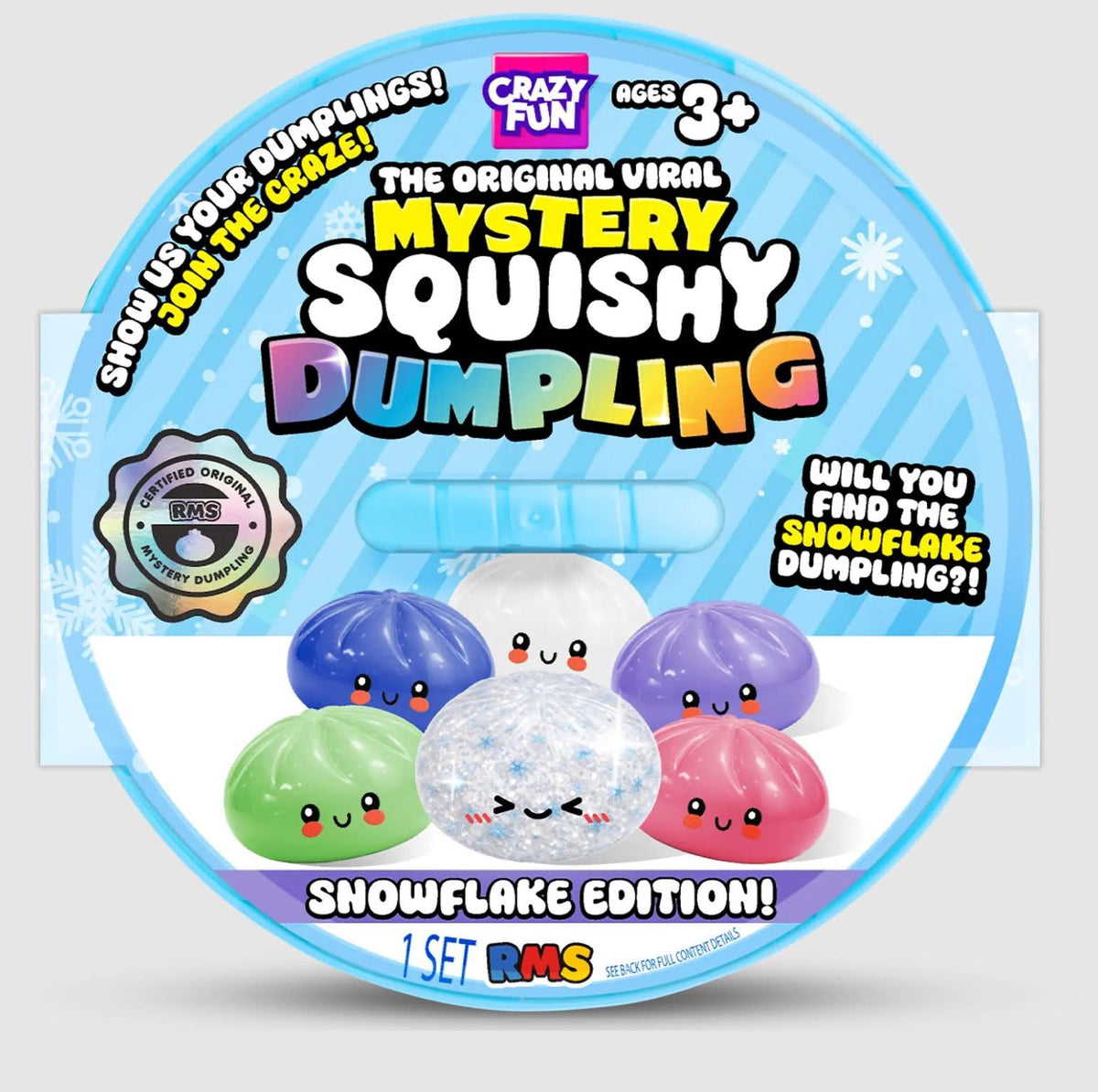 INSTOCK RMS® SNOWFLAKE Mystery DUMPLING