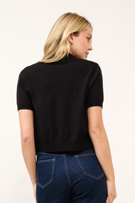 Short Sleeve Cardigan