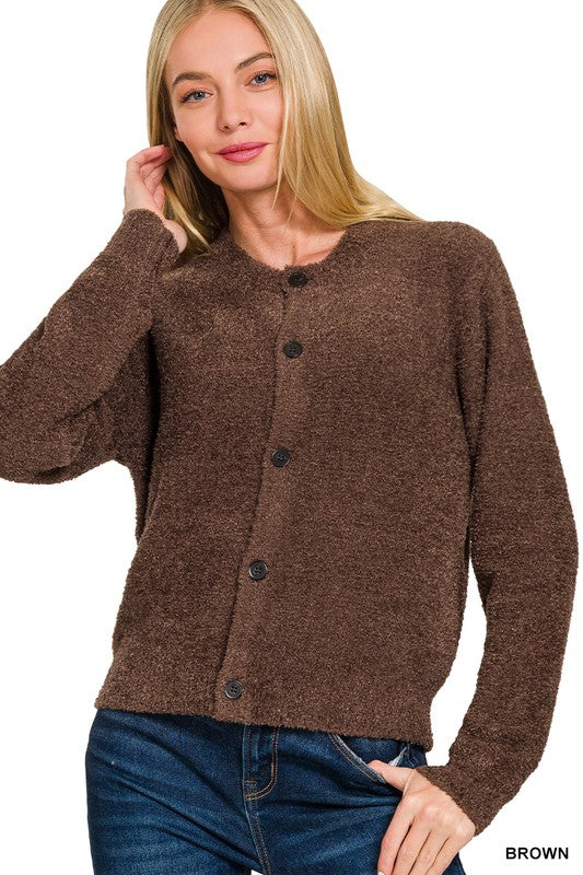 Zenana Fuzzy Cardigan