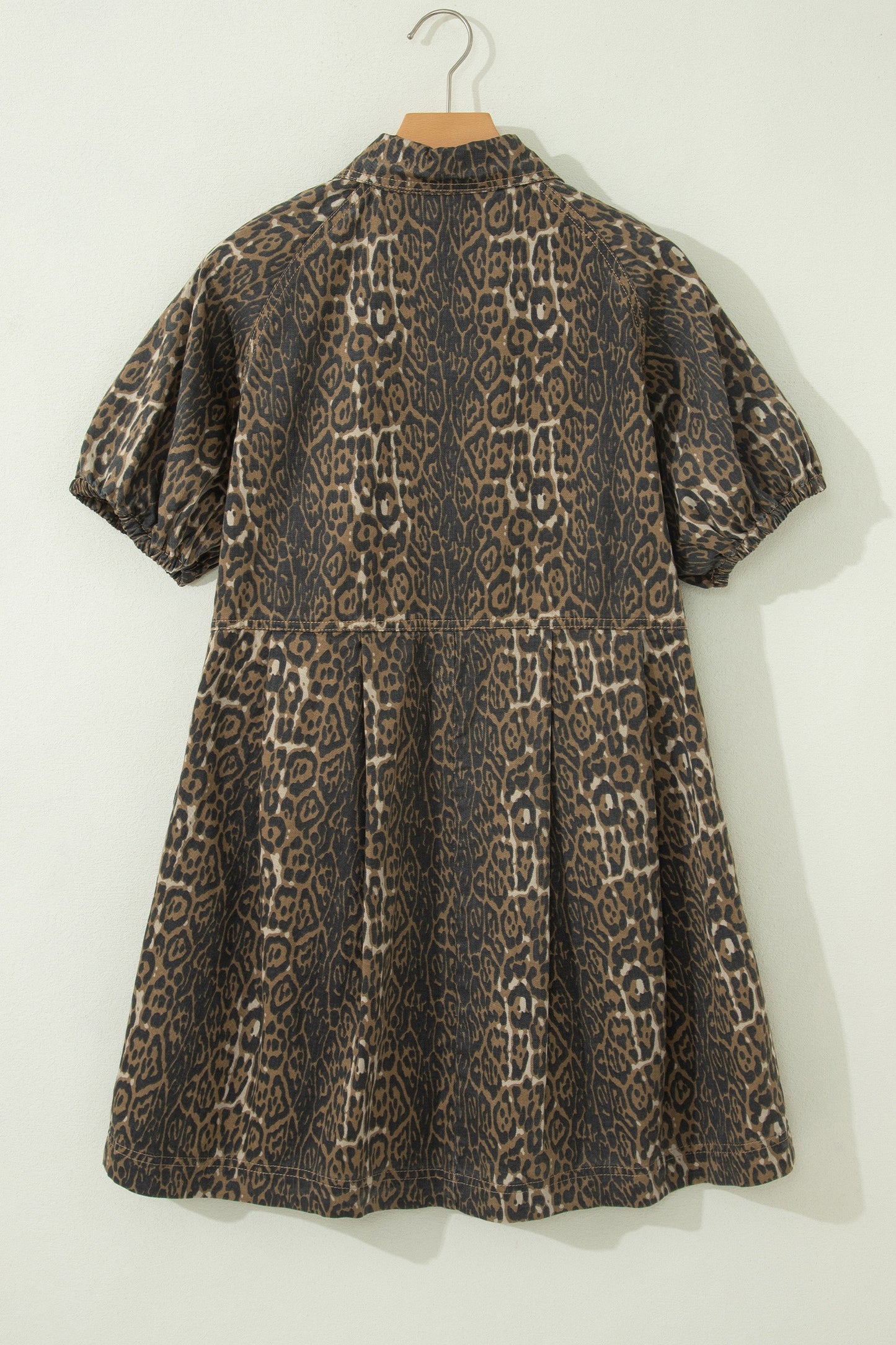 Carazy Denim N Leopard Dress
