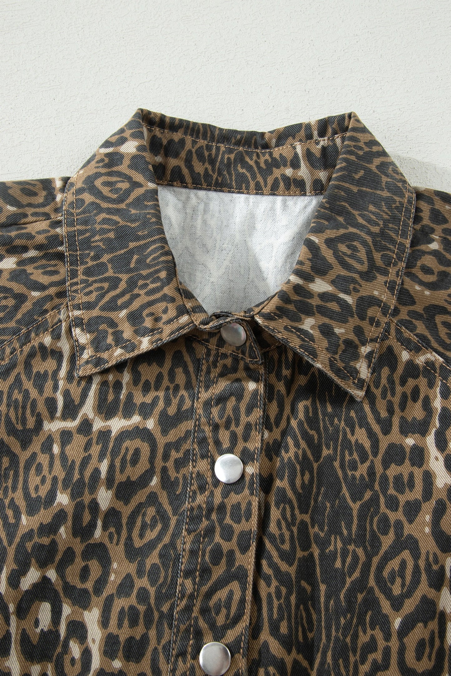 Carazy Denim N Leopard Dress