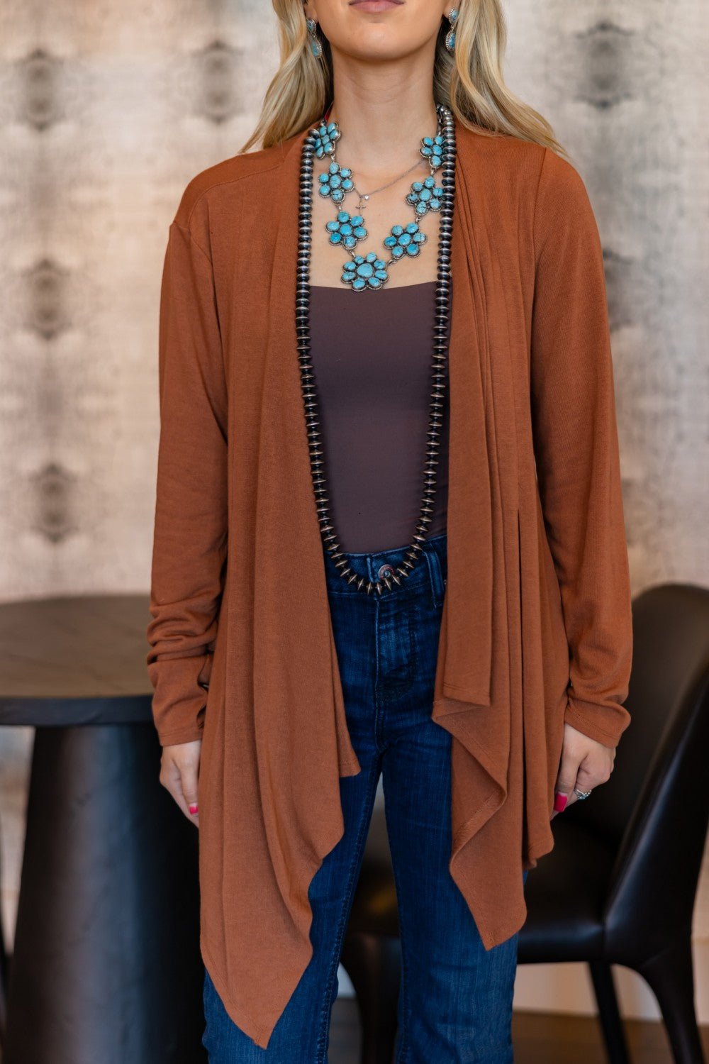 Andree Waterfall Cardi