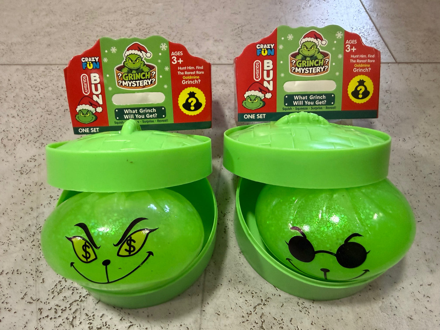 Glow in the dark Grinch Dumplings