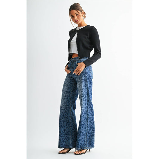 MICA HIGH-RISE WIDE LEOPARD