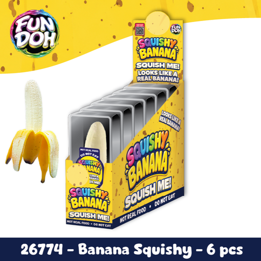 Fun Doh Banana Squishy Stress Relief