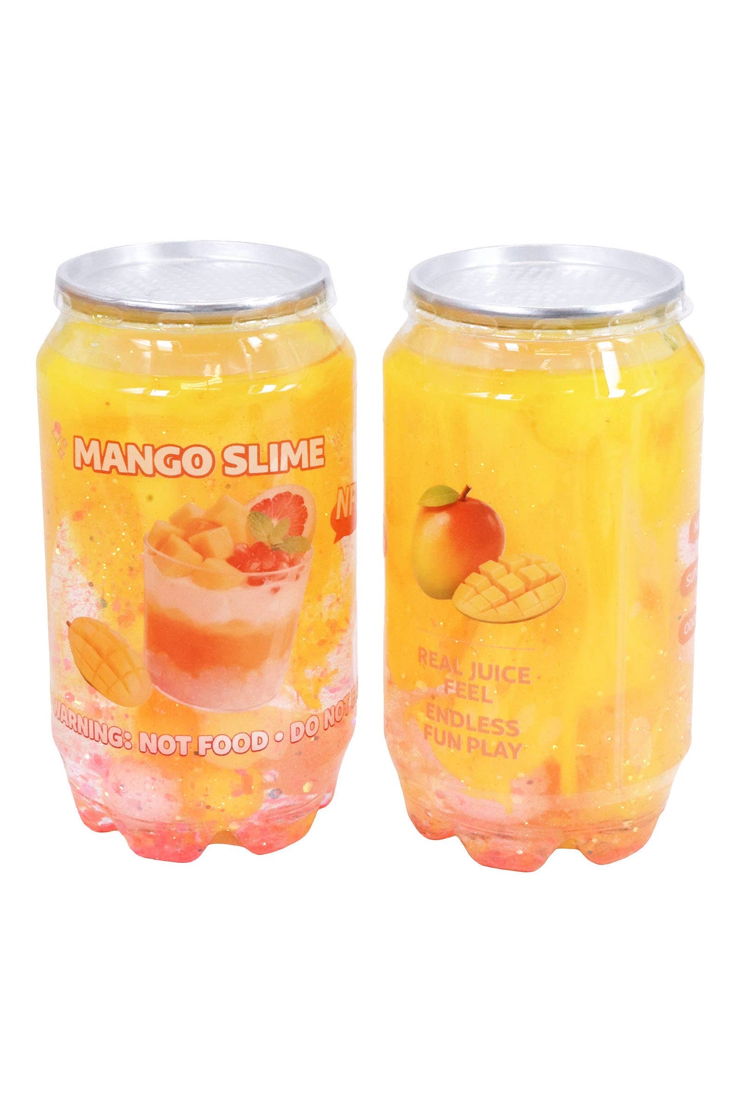 Sparkling Mango Fruit Soda Can Glitter Slime EST Arrival Mid Aug