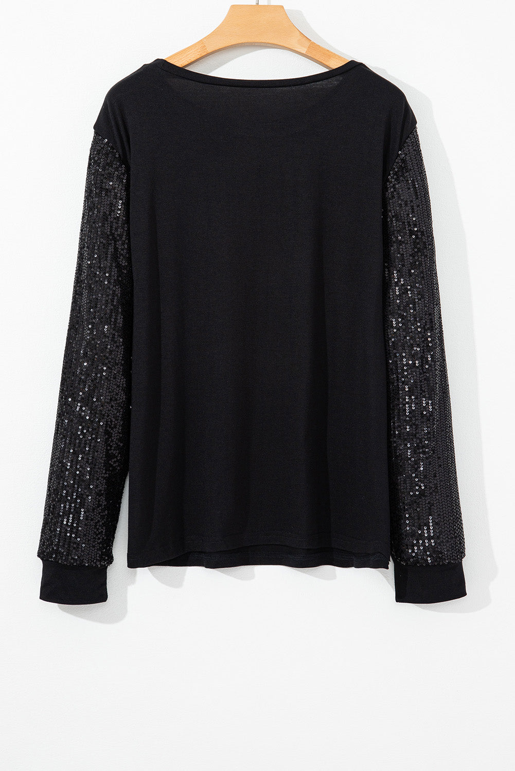 Black Sequin Sale Top