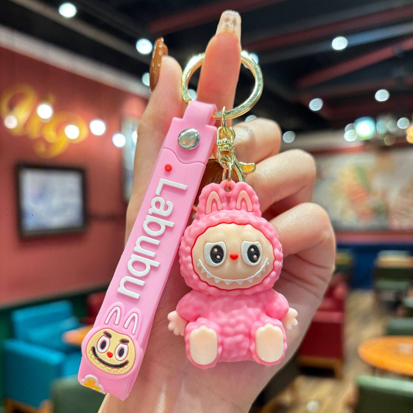 Cute Silicone cute monster Keychain Bag Pendant
