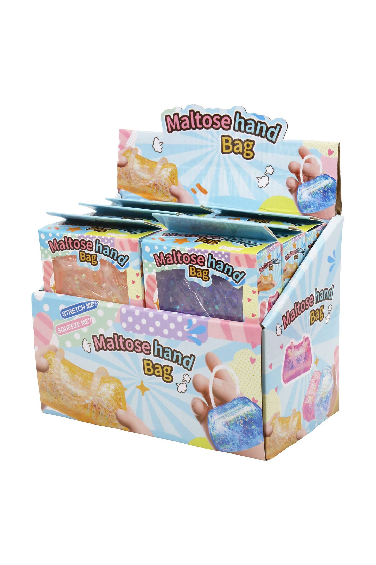 Handbag Purse Glitter Maltose Putty Slime Filled Squishy Toy EST Arrival Mid Aug