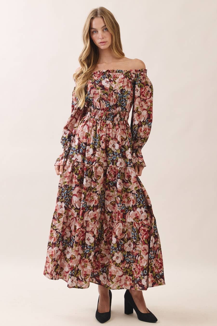 Floral FALL ODDI Midi Dress