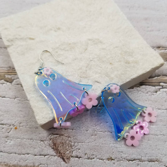 Halloween Lady Ghost Earrings