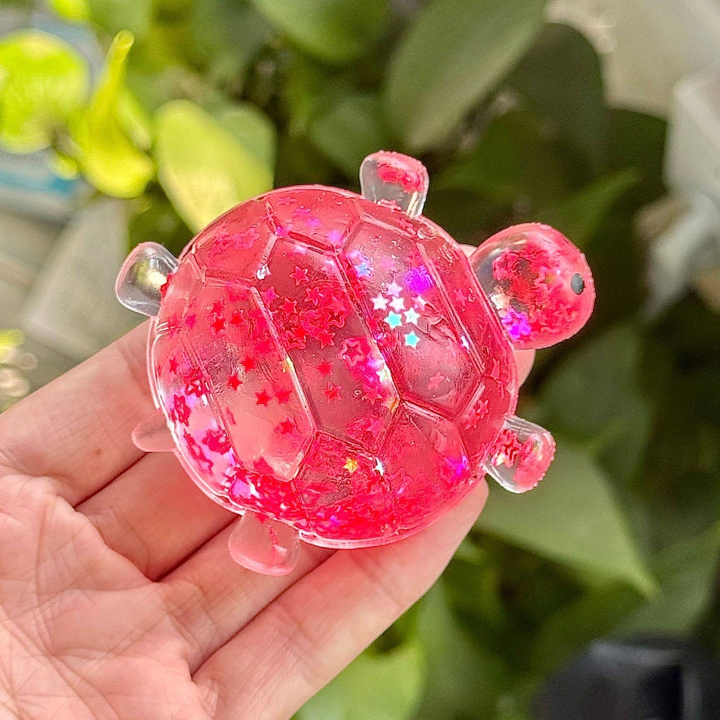 Maltose Glitter cute sea turtle squishy toy-Random Color