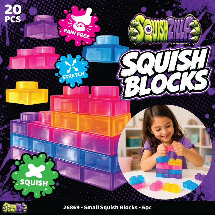 Fun Doh Squish Blocks Building Fidget Sensory