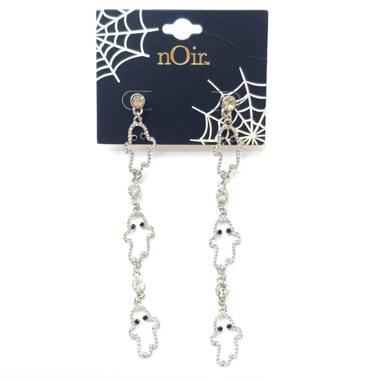 Sparkle N Ghost Halloween Drop Earring