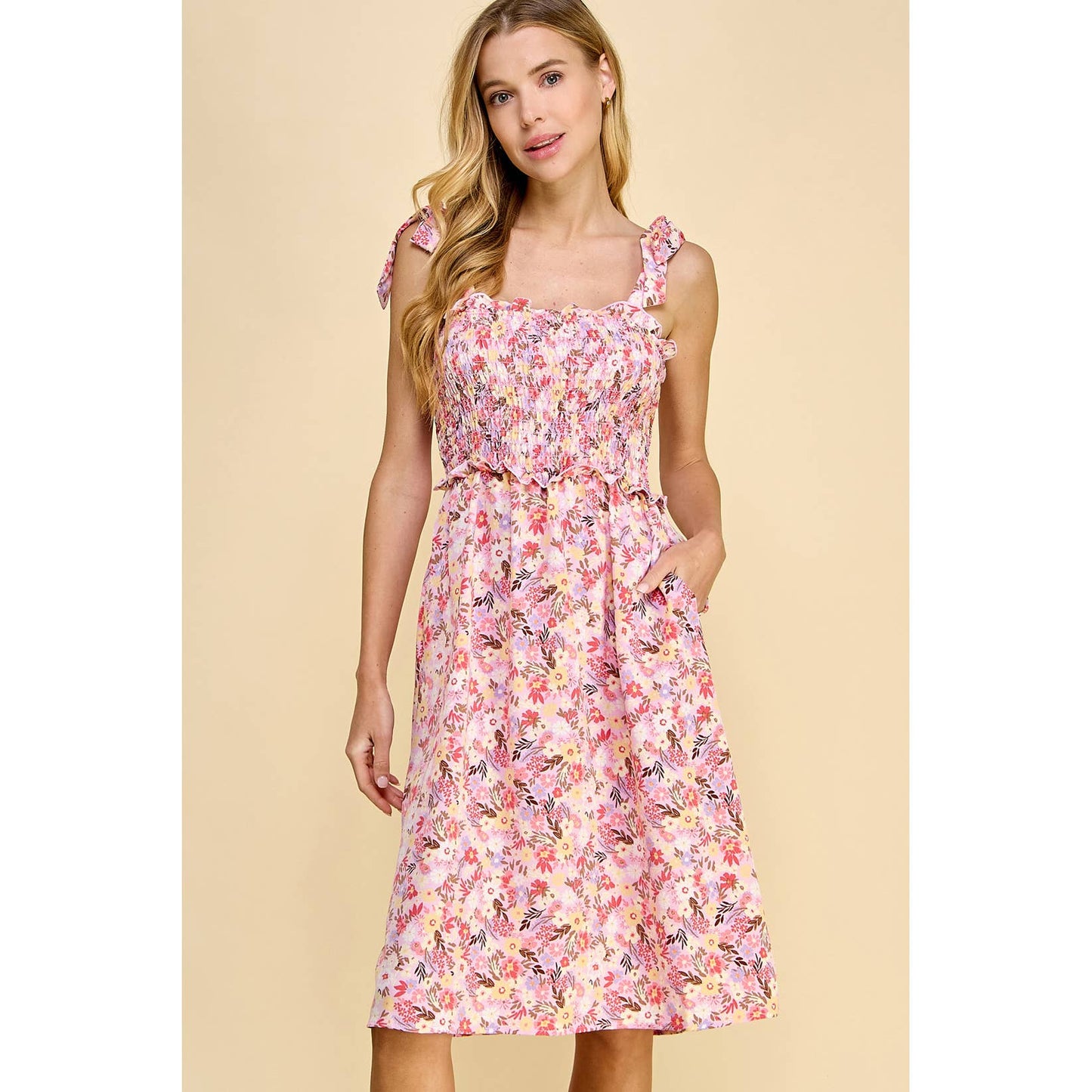 Bloom Girl MIDI DRESS