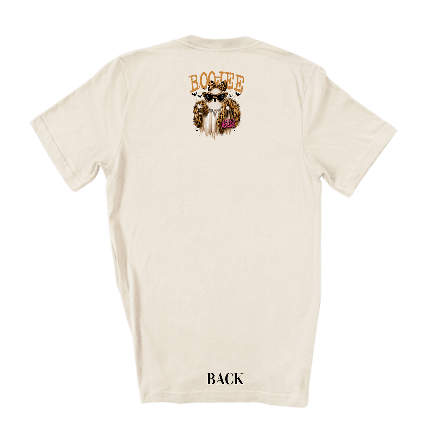 Boo-Jee Ghost Blingy Rhinestone CARAZY Graphic Tee