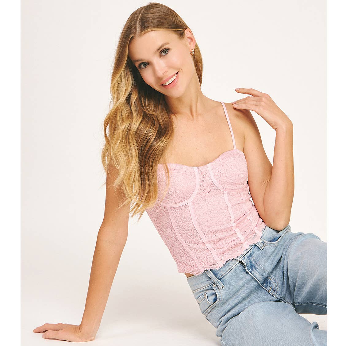 ROMANTIC SASSY LACE CORSET TOP