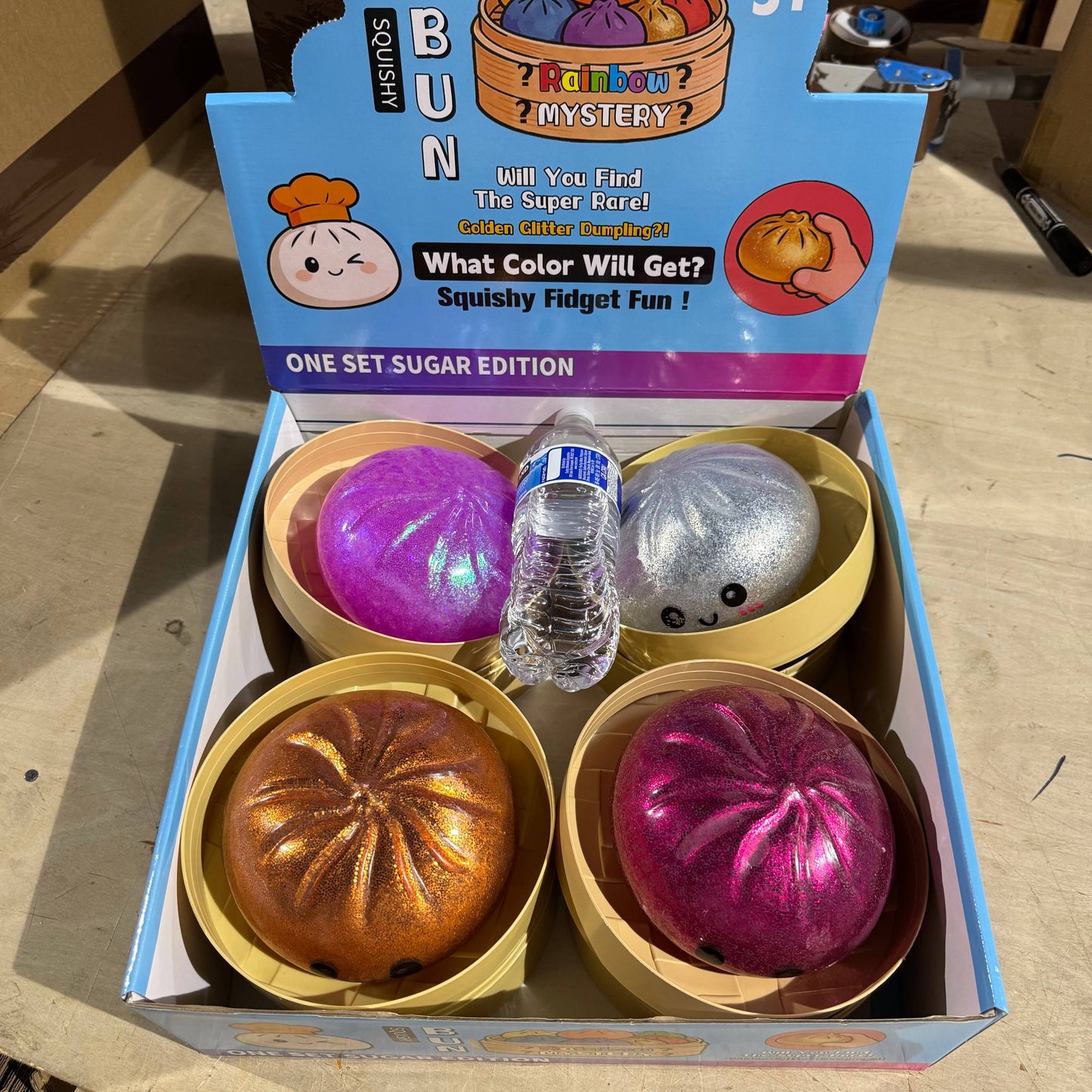 JUMBO Orby Glitter Dumpling Squishy