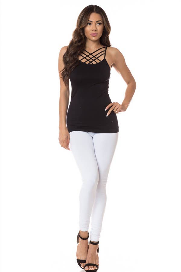 Yelete Womens Seamless Triple Criss-Cross
