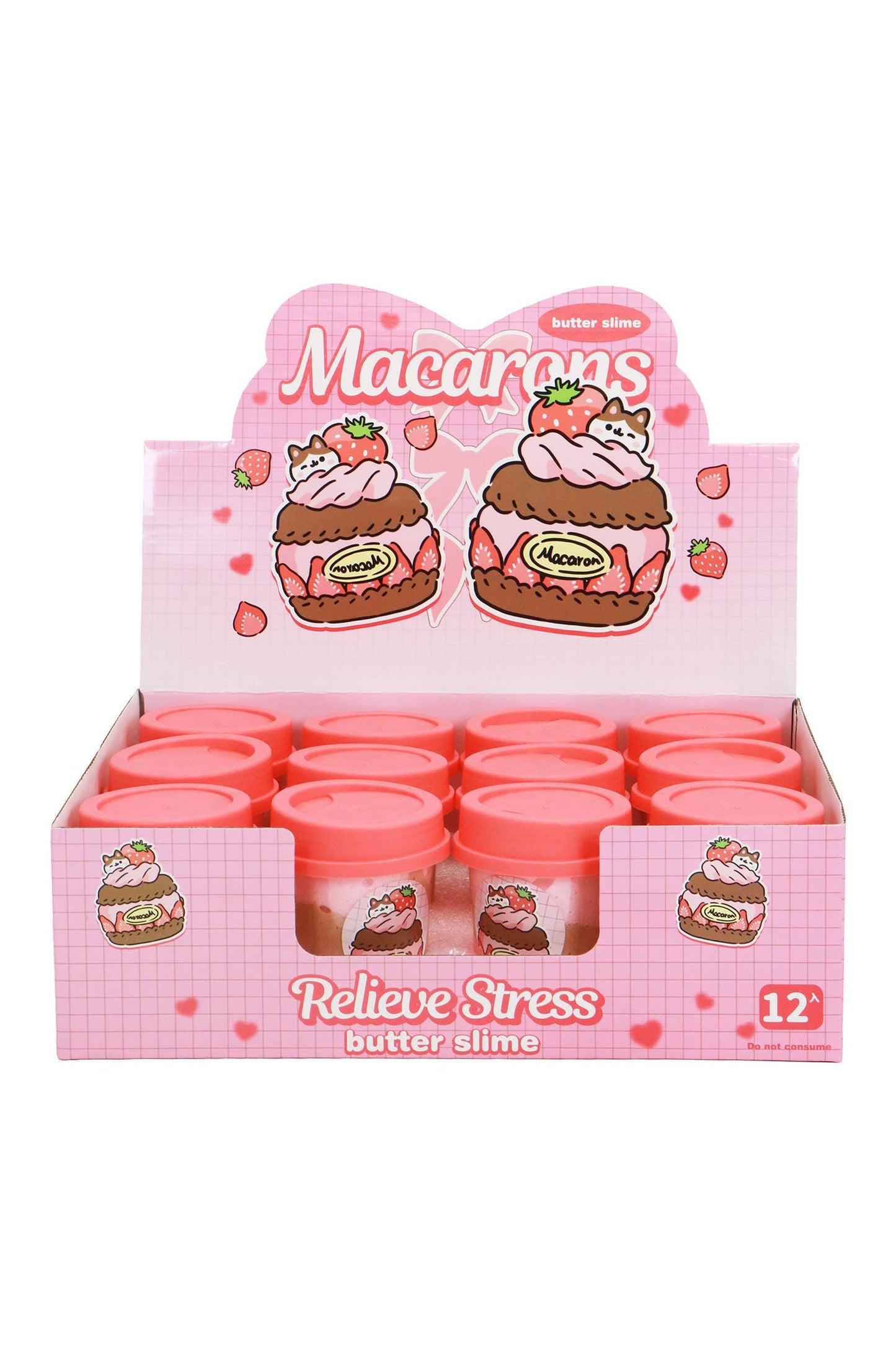 Three-Tone Matte Macaron Butter Slime Pink Beverage Cup Jar EST Arrival Mid Aug