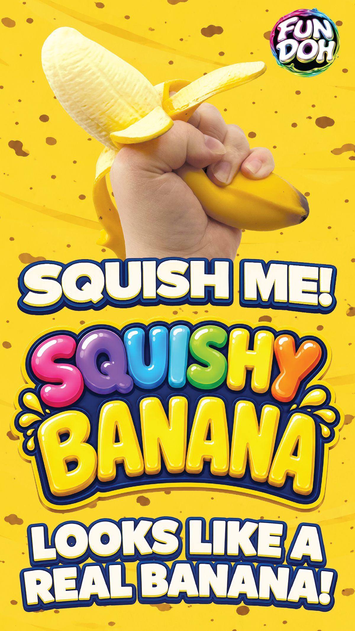Fun Doh Banana Squishy Stress Relief