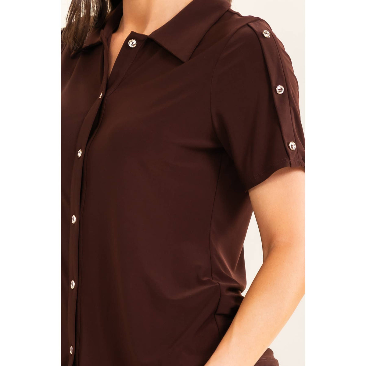 BUTTON SHOULDER SHIRT