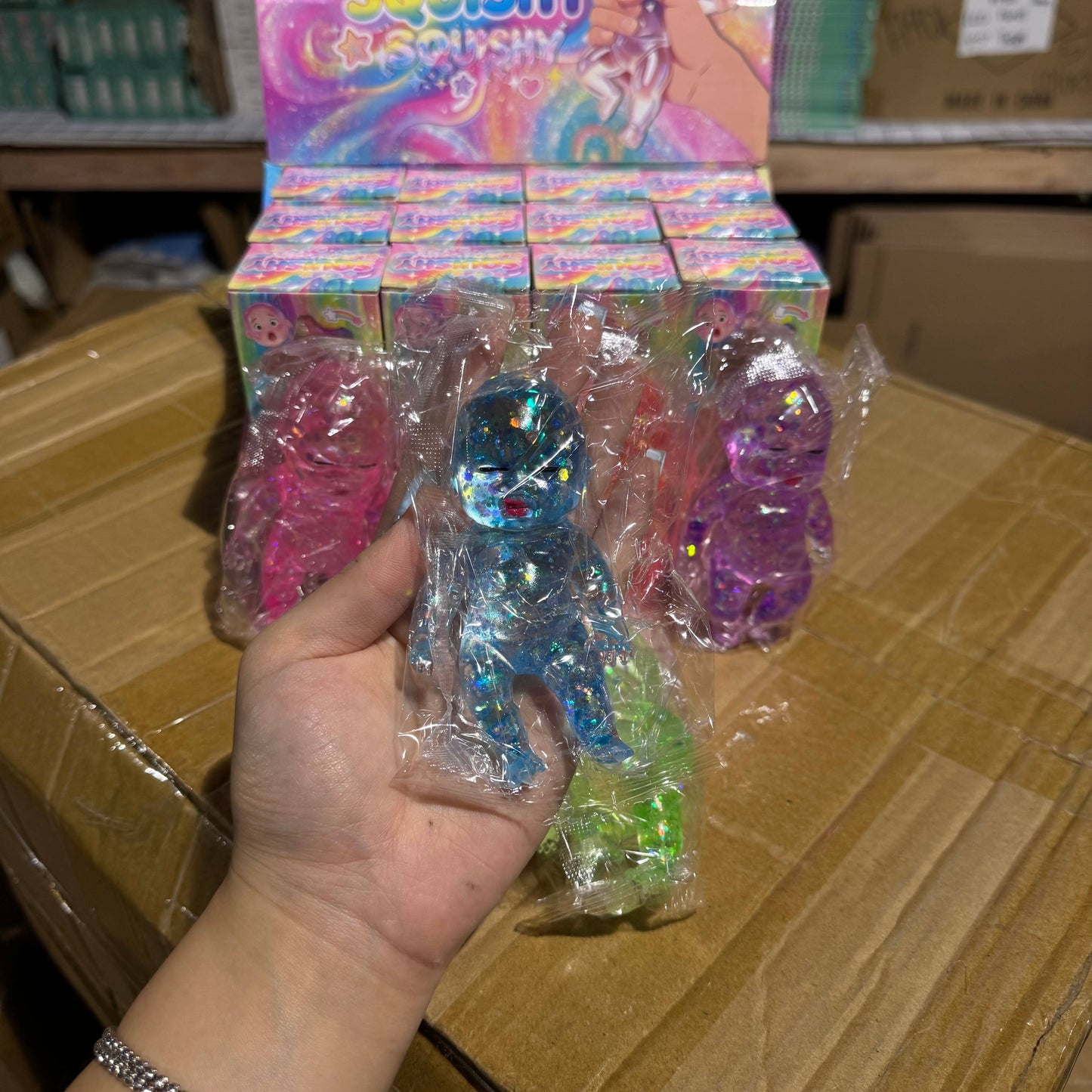 Sugar Squeeze Glitter Baby Squishy