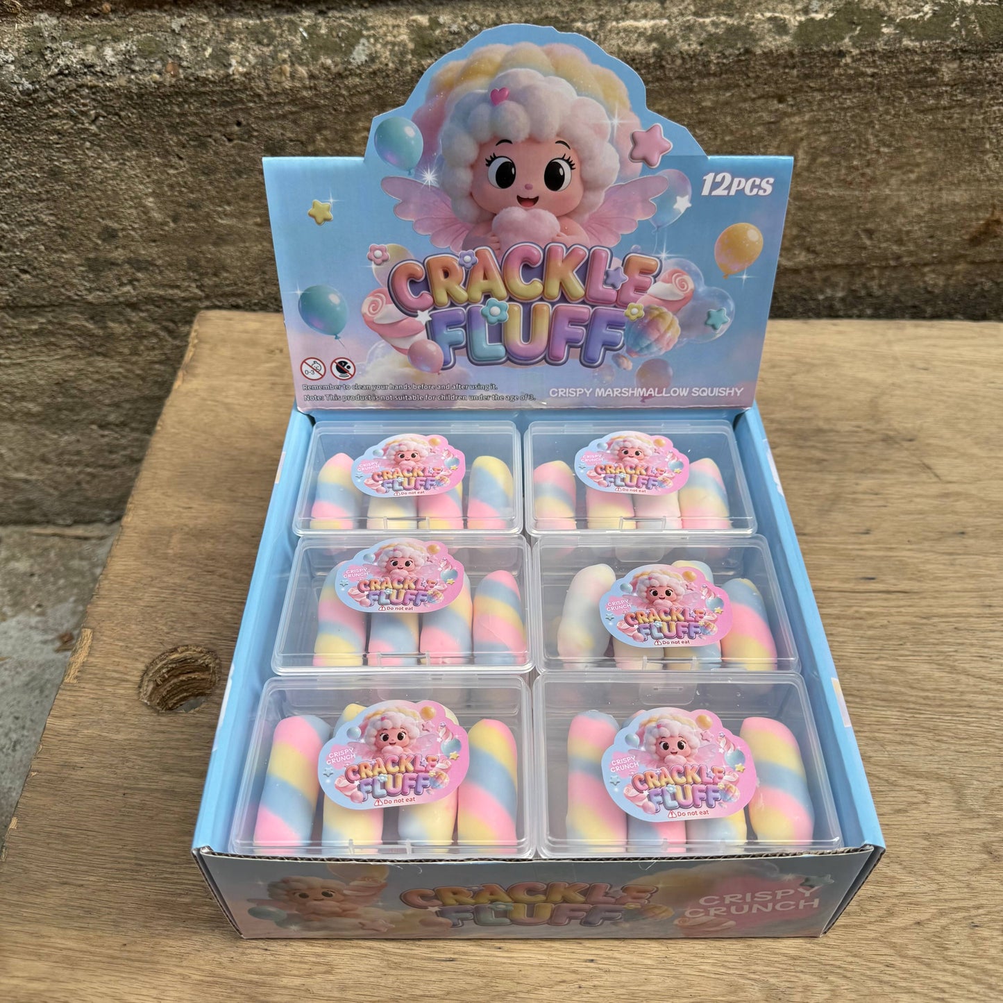 Crispy Crackling Marshmallow Cotton Candy Squishy