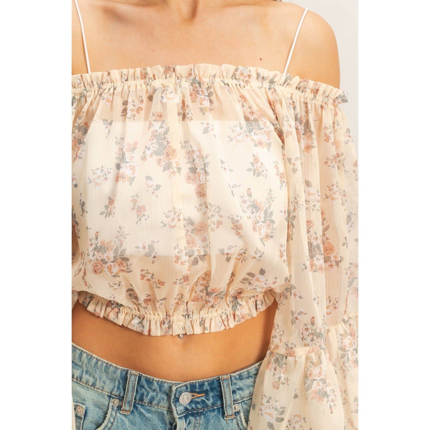 Floral Off Shoulder Top