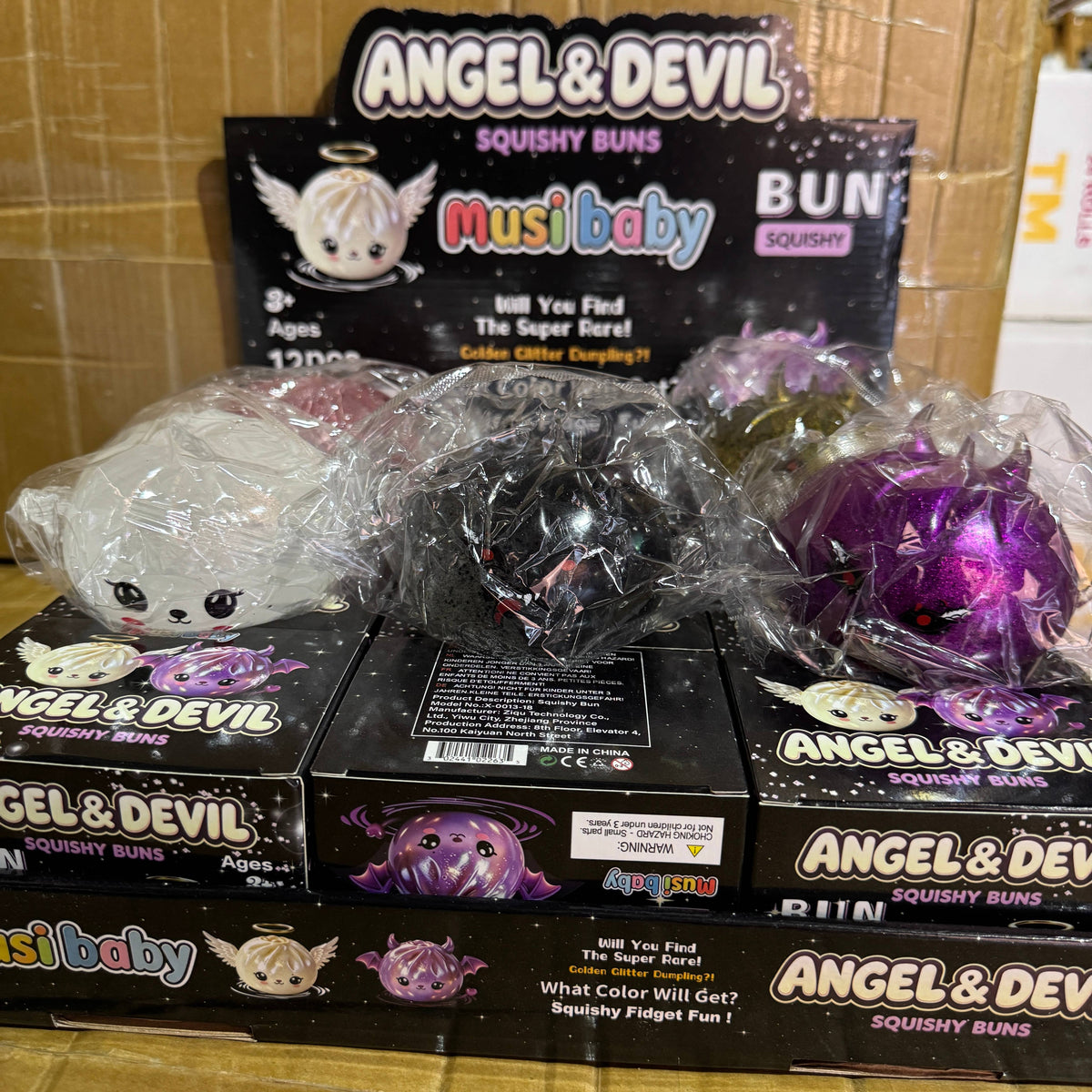 Angel and Devil Glitter Gel Dumpling
