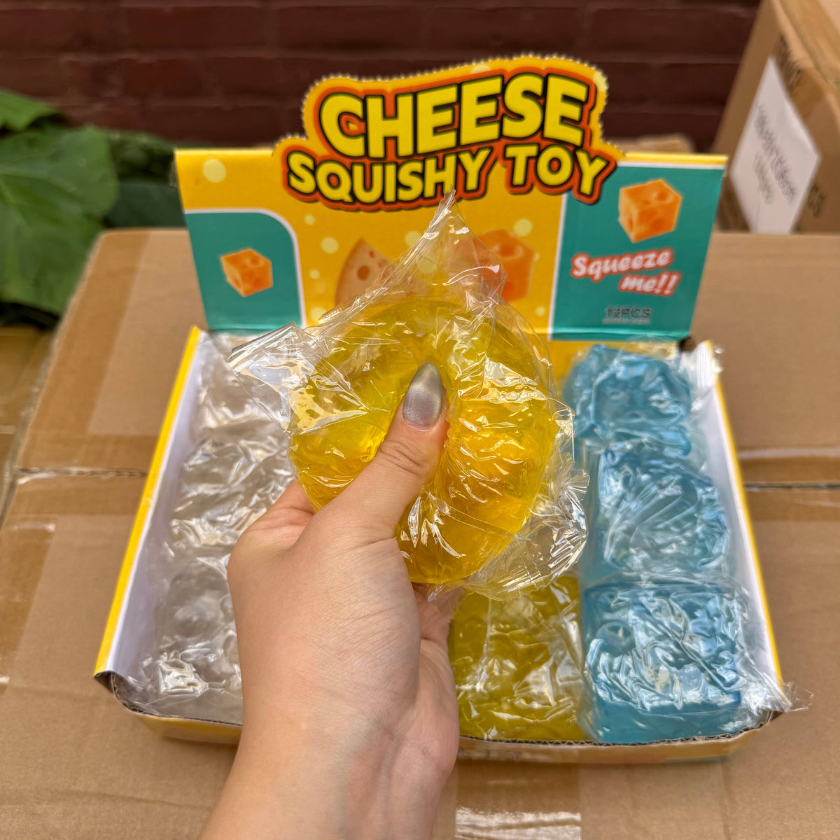 Coconut Oil Vaseline Warm Color Square Cheese SQUISHY