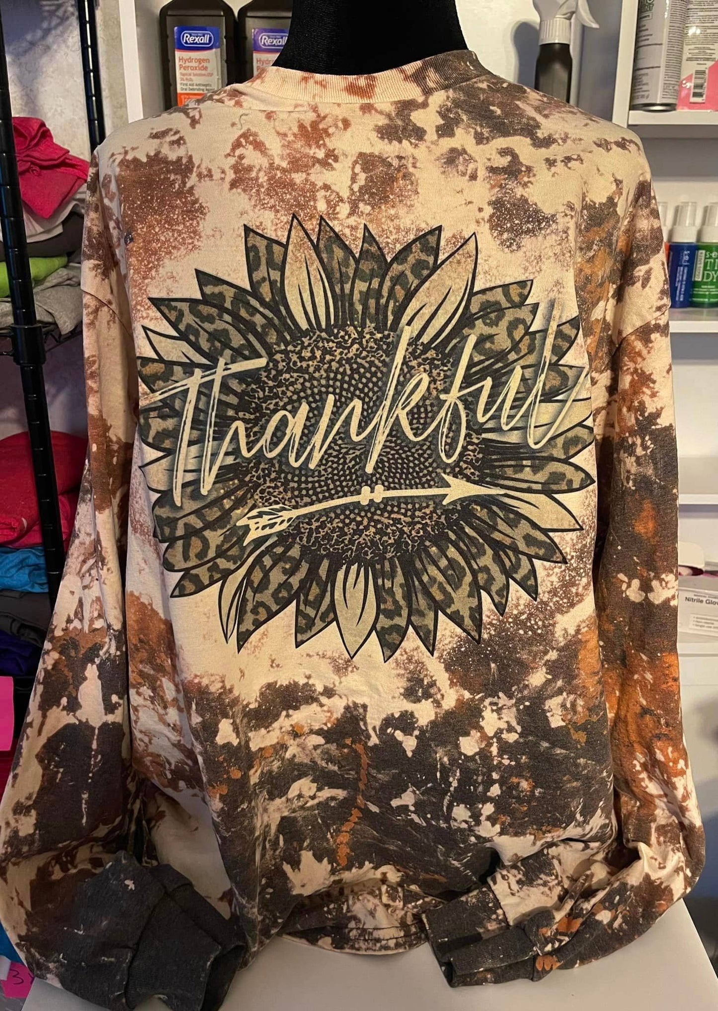 Thankful cowhide bleached long sleeve