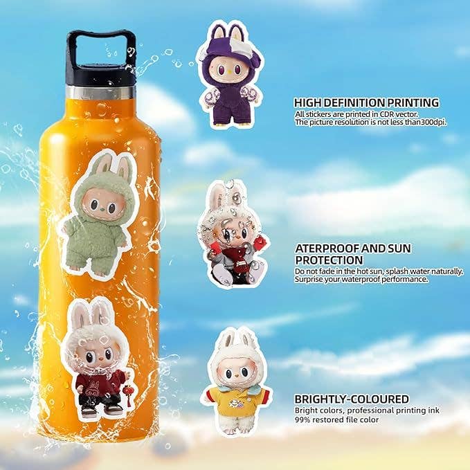 50 pcs cute monster cartoon cute deco sticker