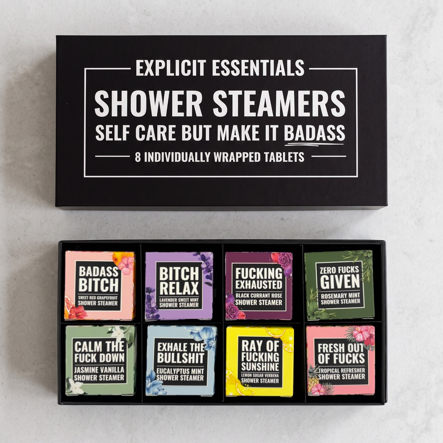 Shower Steamer EXPLICIT Sample Gift Box Set