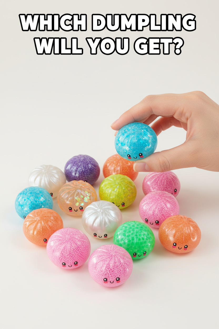 Pre-Order Squishy Mystery Mini Petite 2.5" Dumpling Toy EST Arrival June 10th
