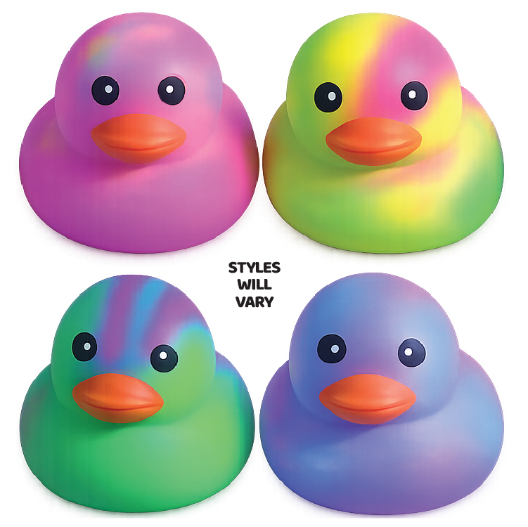 Fun Doh MEGA 5" Tie Dye Duck Squishy Toy
