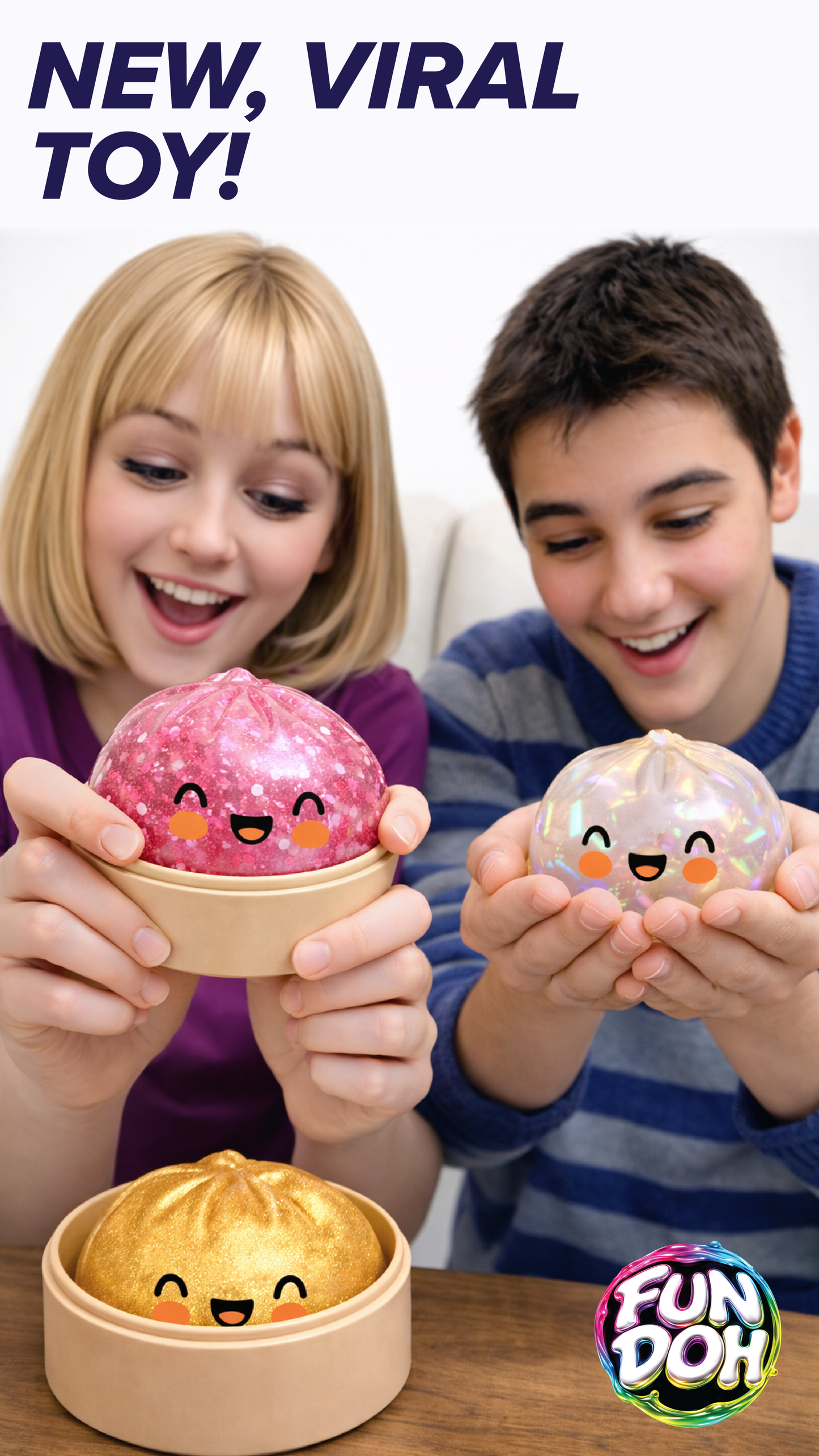 Fun Doh Mystery Dumpling Squish Toy - VIRAL and TOP SELLER!