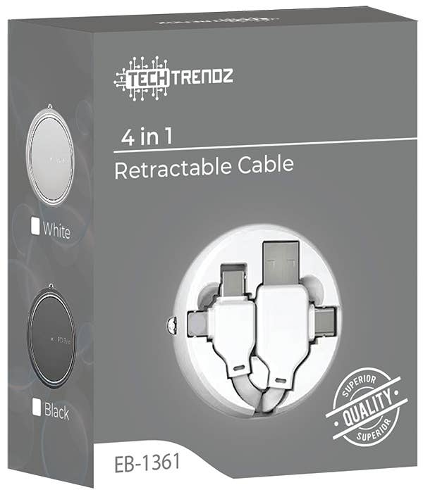 4in1 Retractable Charger