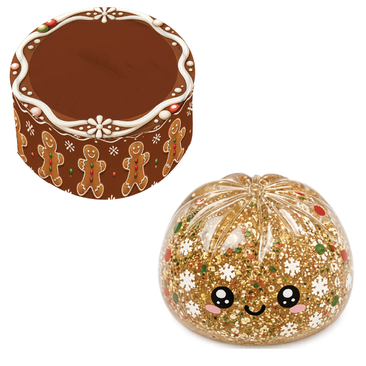 Fun Doh Christmas Dumpling Squishy Toy
