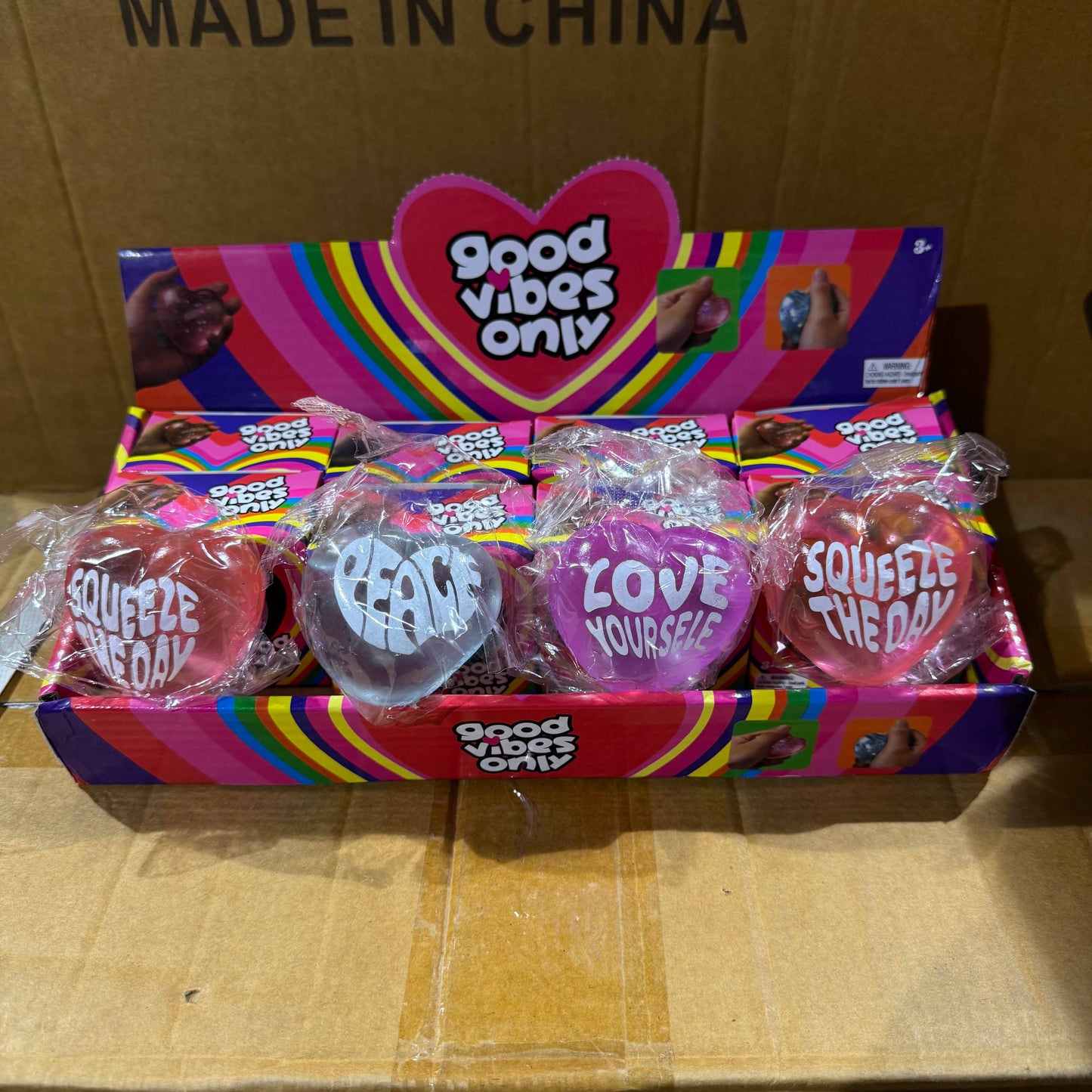 Sugar Squeeze Positive & Good Vibe Heart | A108