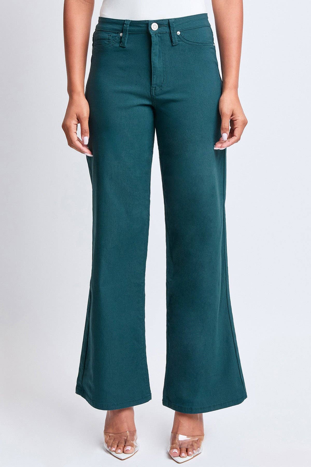 Hyperstretch High Rise Wide Leg