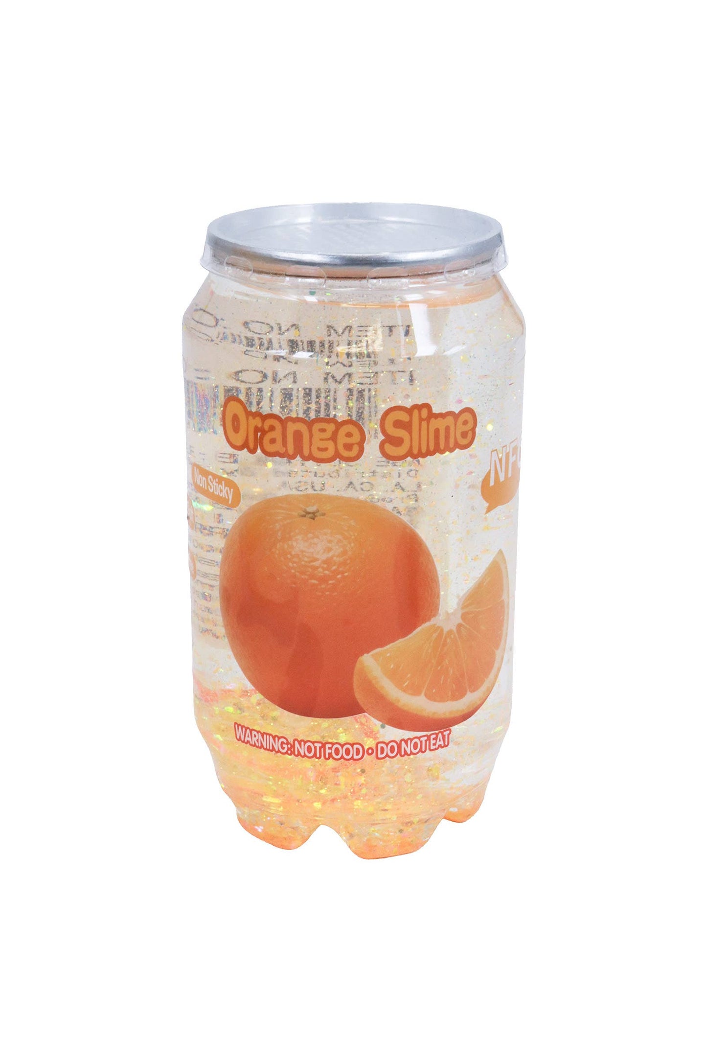 Sparkling Yellow Citrus Melon Fruit Soda Can Glitter Slime EST Arrival Mid Aug
