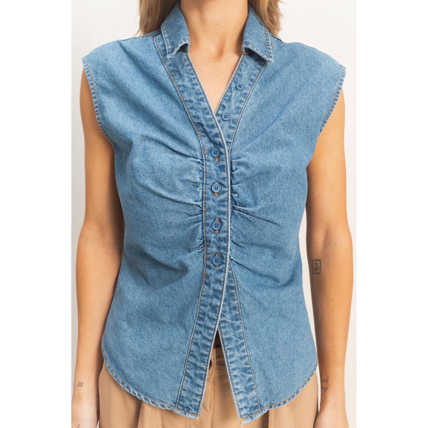 Shes Got it Denim Top