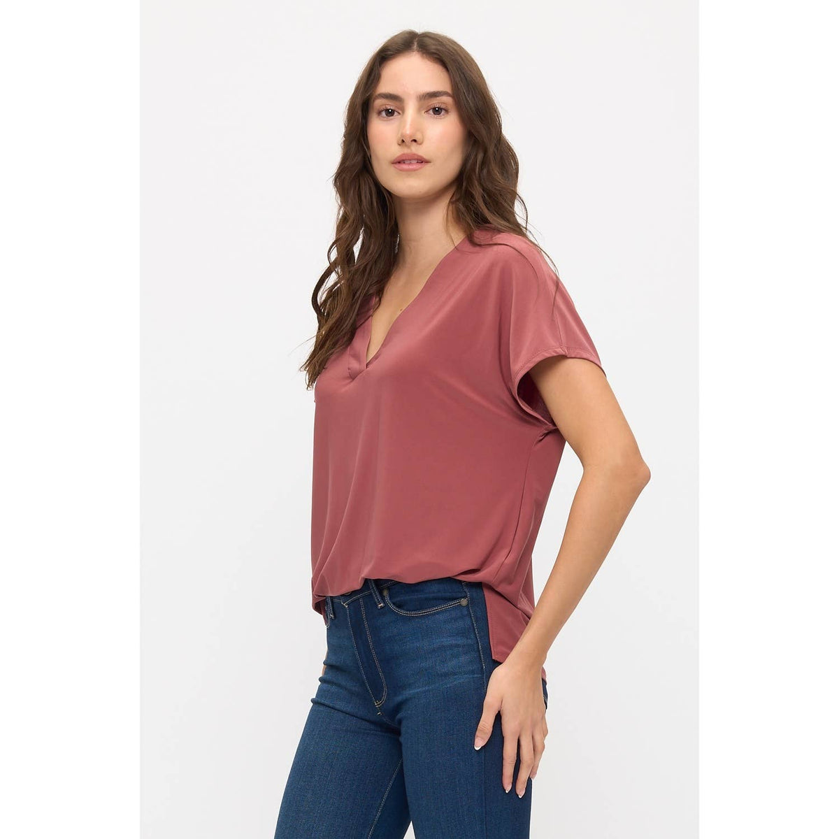CASUAL DEEP V NECK DOLMAN